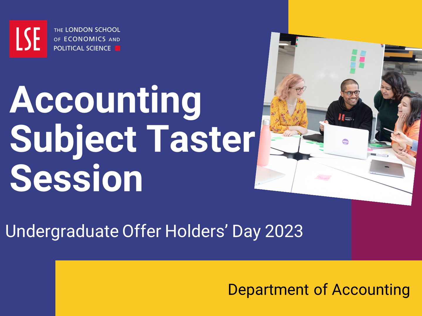 Watch the accounting subject taster session