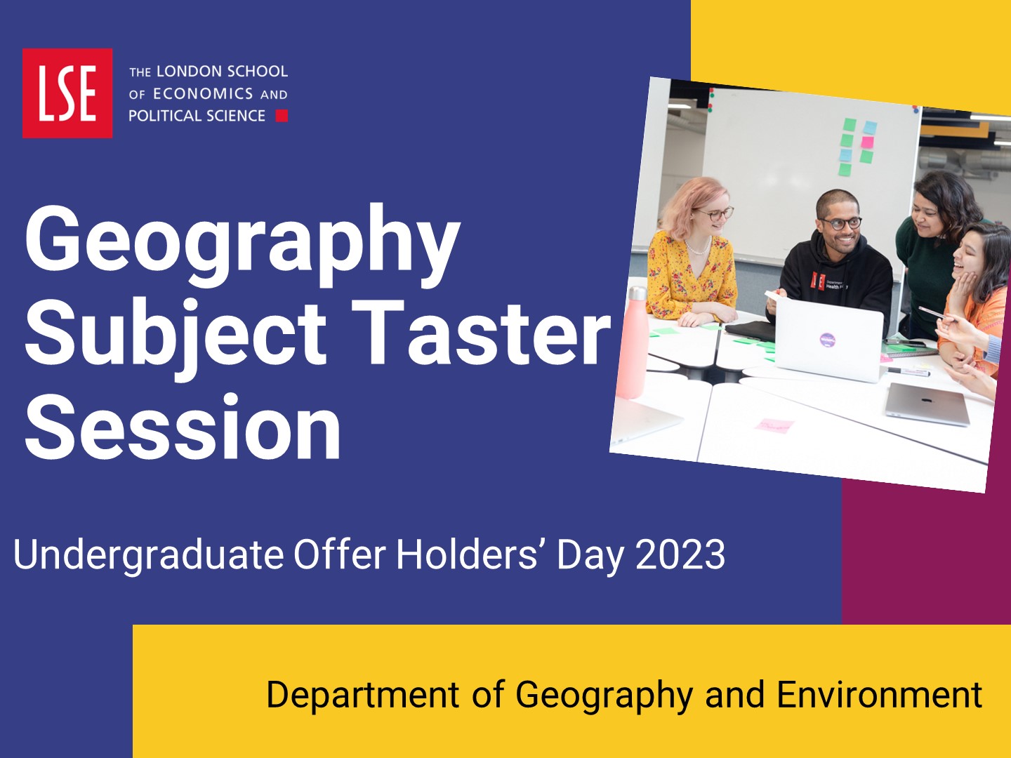 Watch the geography and environment subject taster session