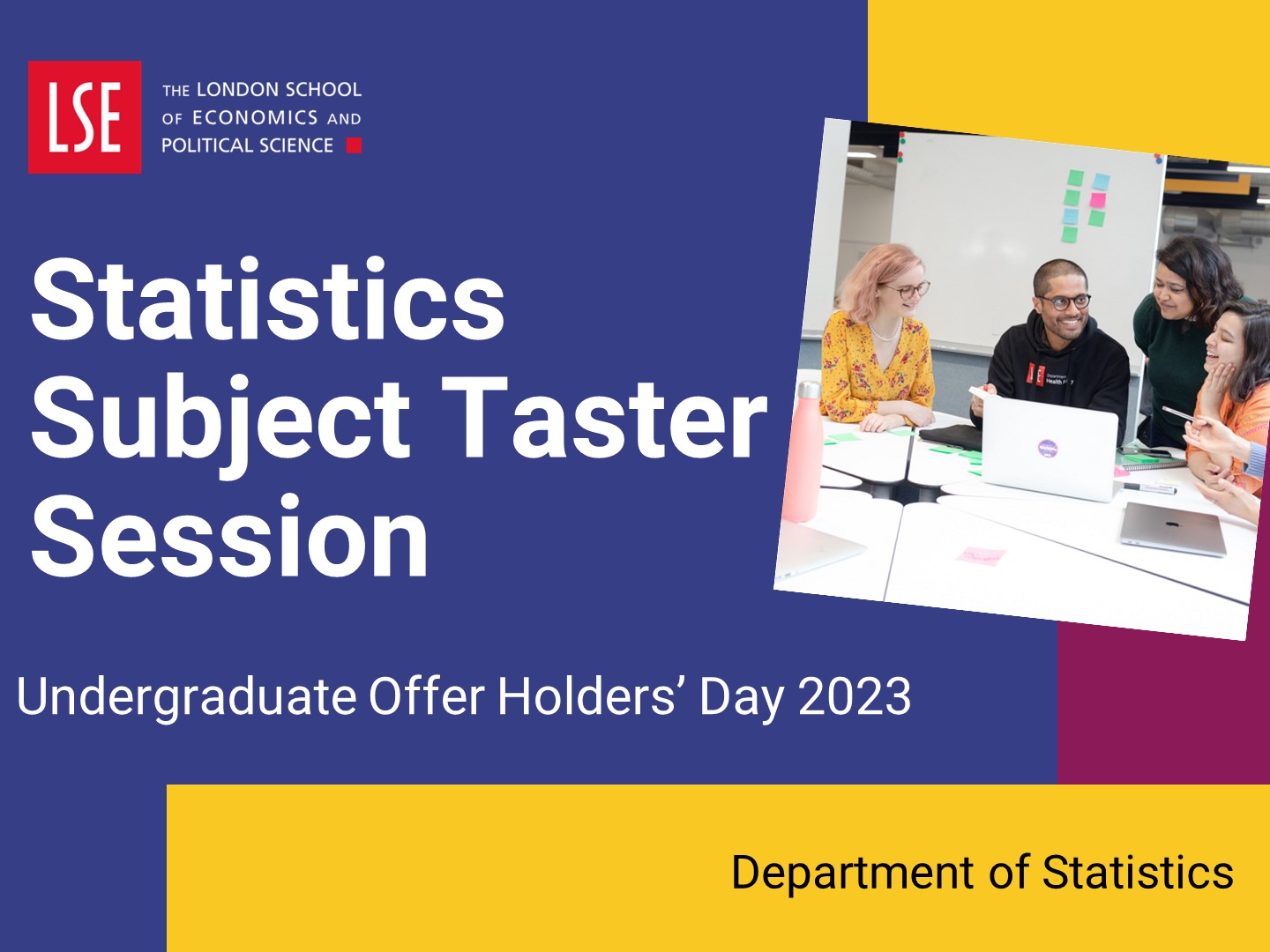 Watch the statistics subject taster session