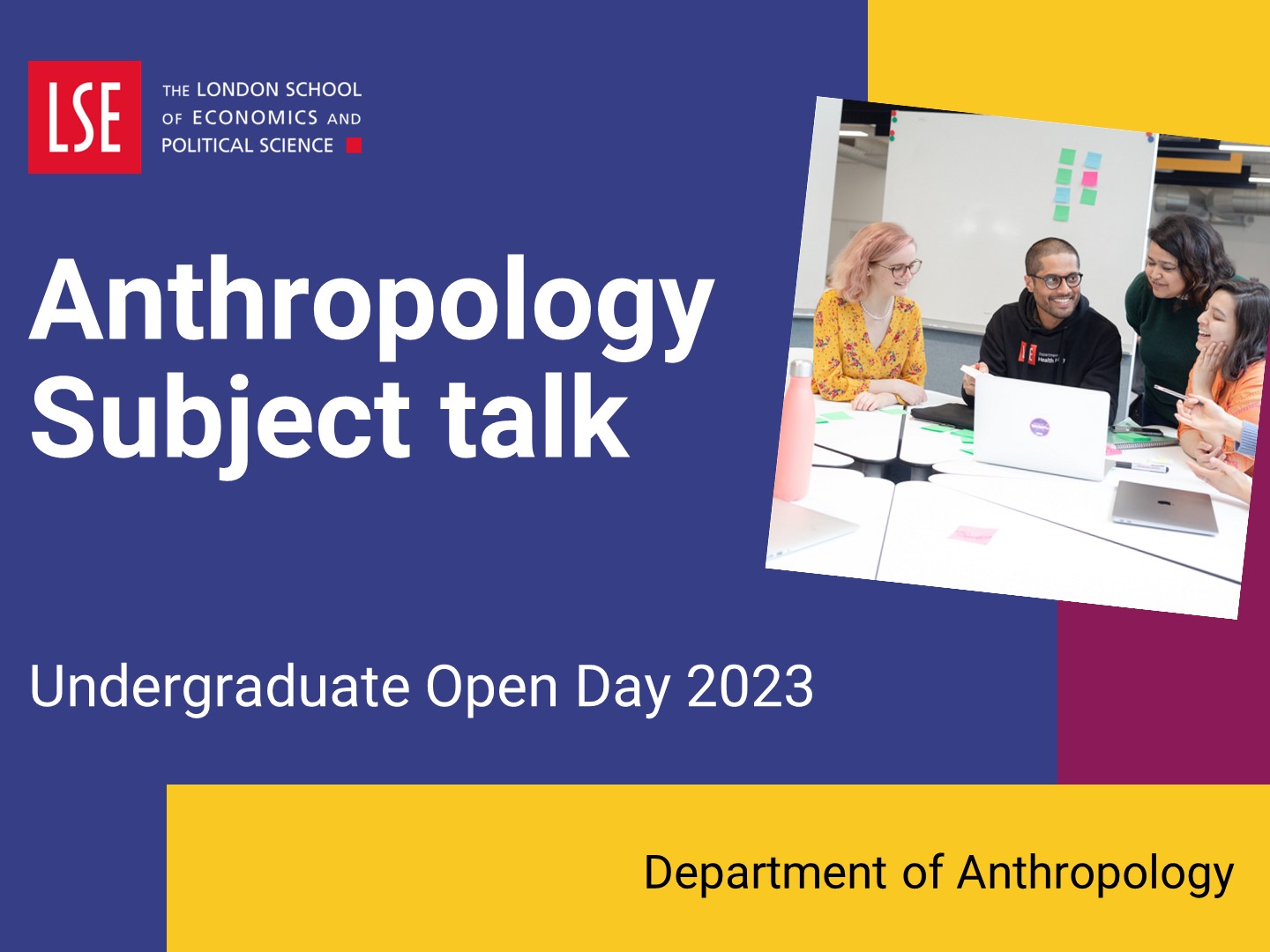 Virtual Undergraduate Open Day 2023 Anthropology
