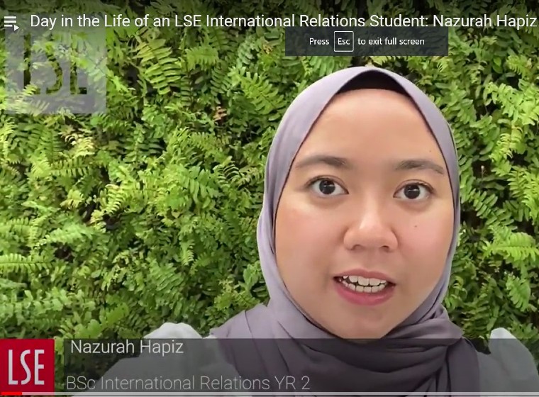 Watch our student videos - A day in the life of an LSE International Relations student during COVID-19