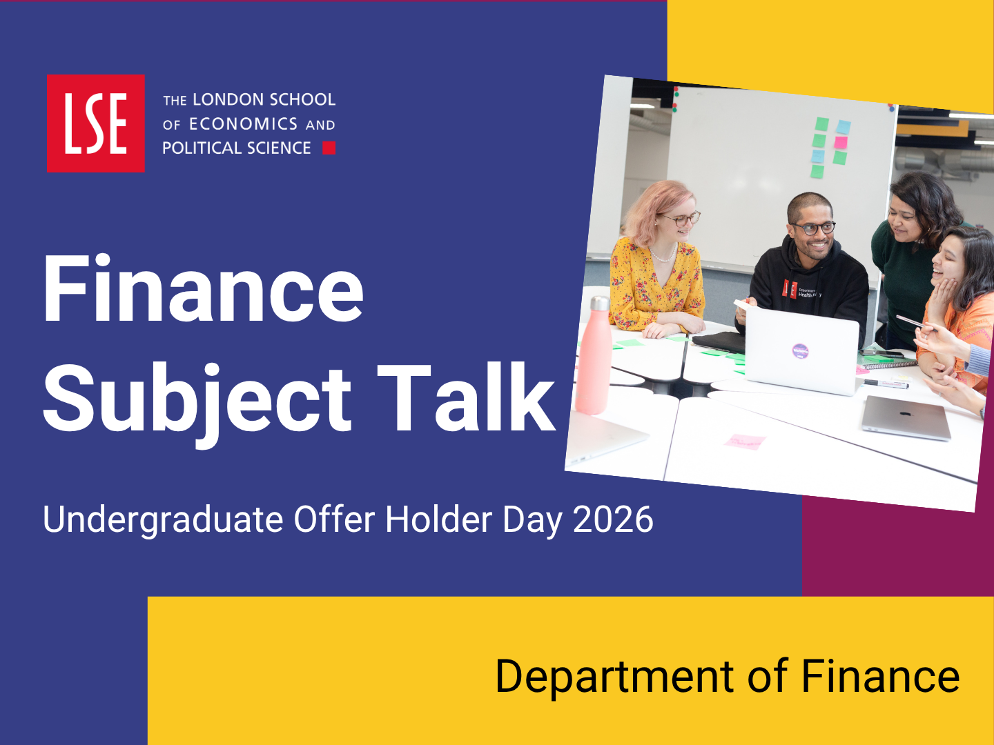 Watch the finance subject taster session