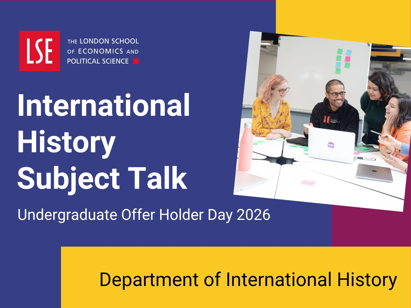 Watch the international history subject taster session