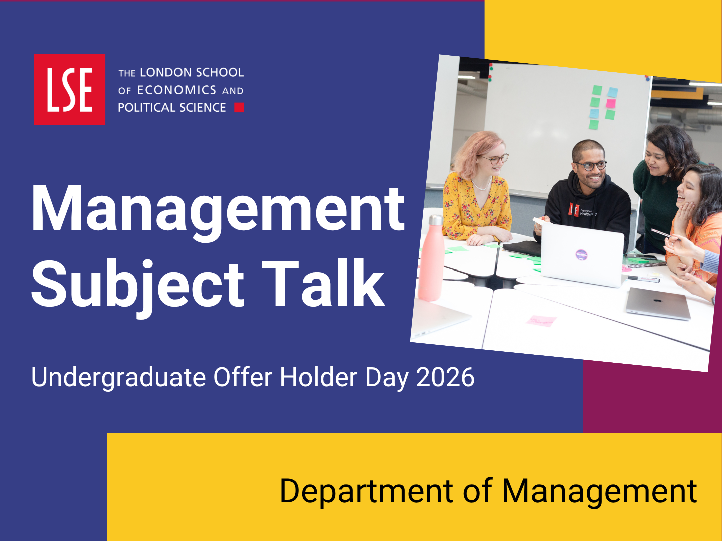 Watch the management subject taster session