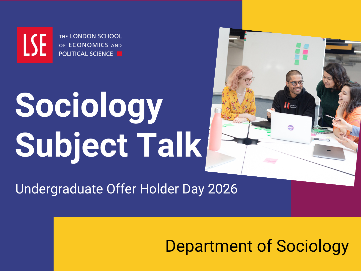 Watch the sociology subject taster session