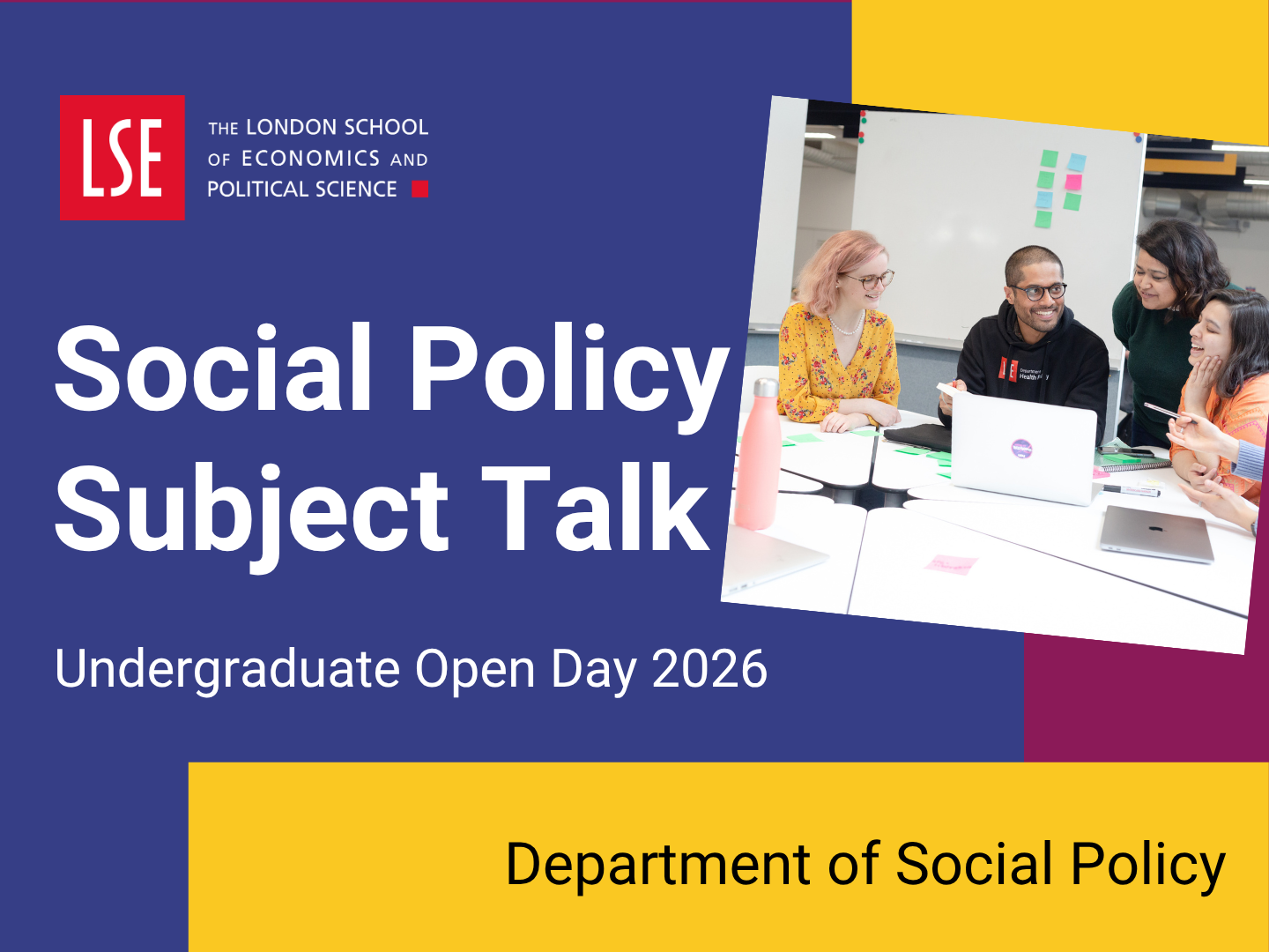 An introduction to studying social policy at LSE