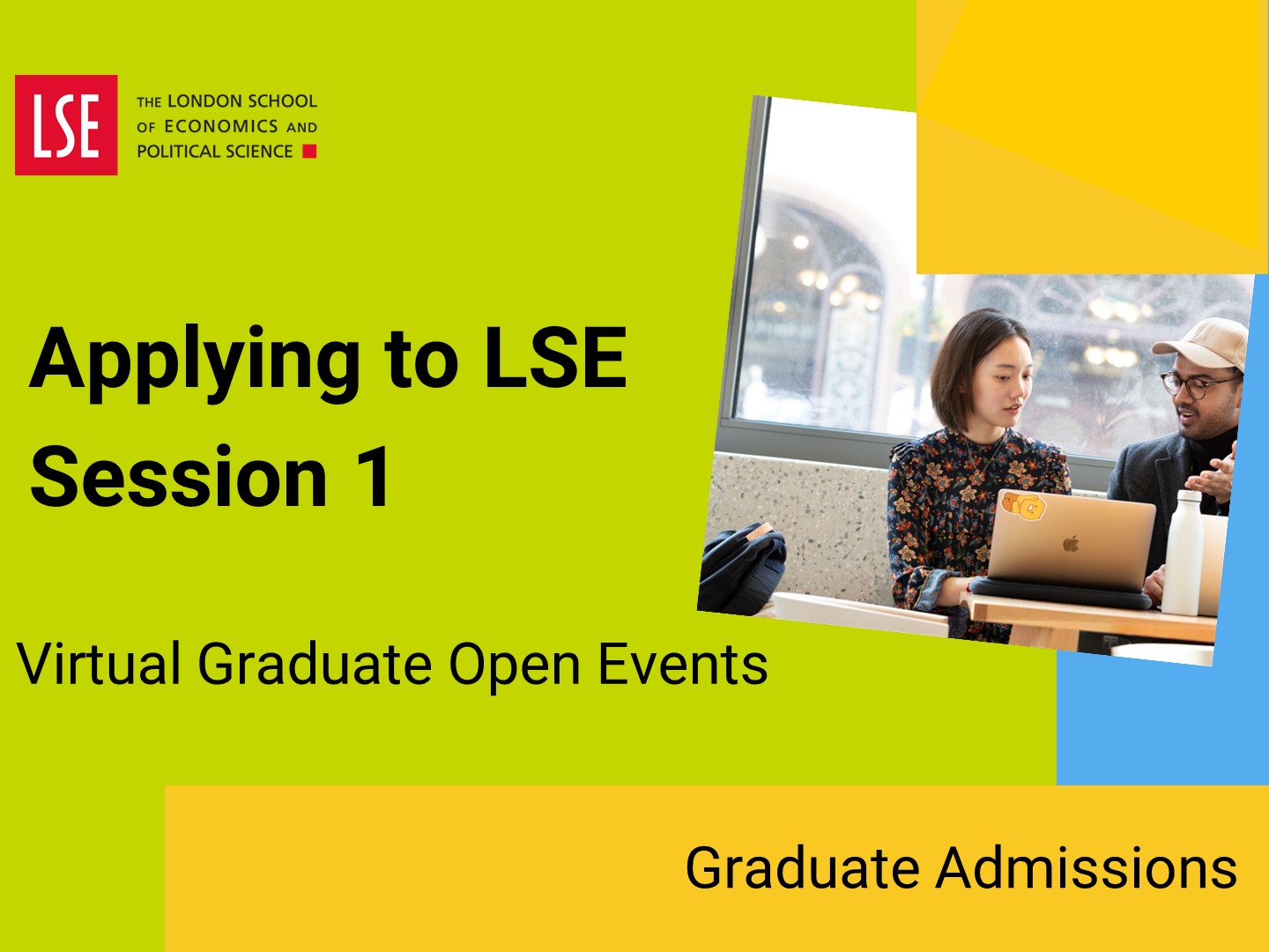 Applying to LSE for graduate study (session 1)