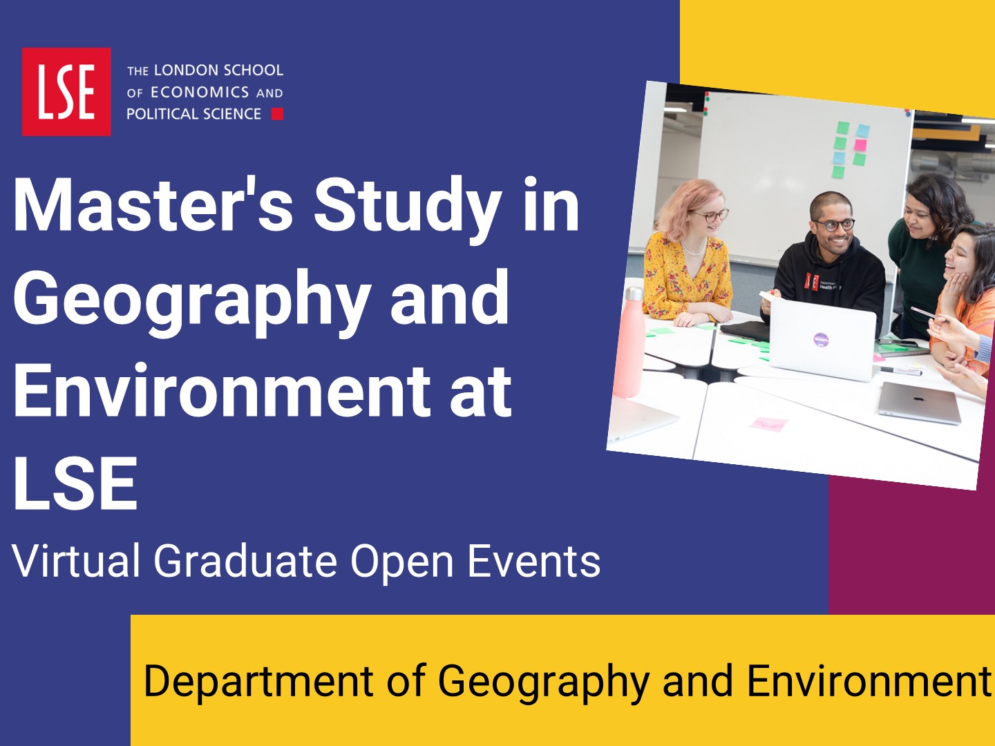 Introduction to master's study in Geography and Environment at LSE