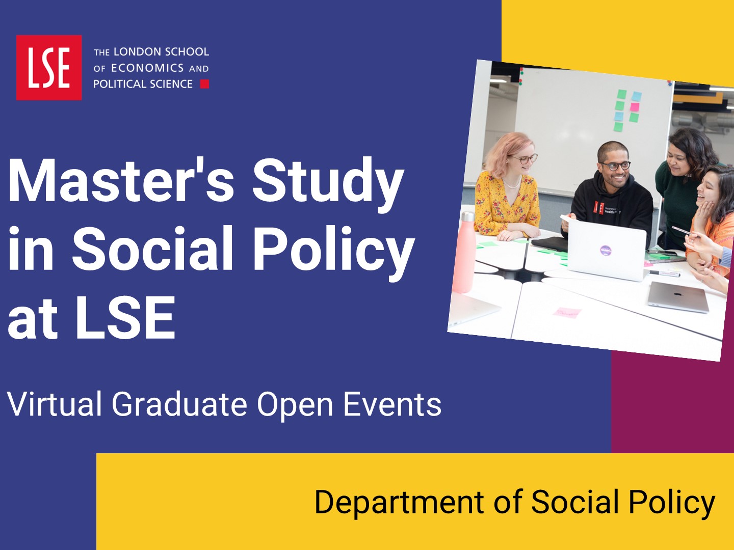Introduction to master's study in Social Policy at LSE