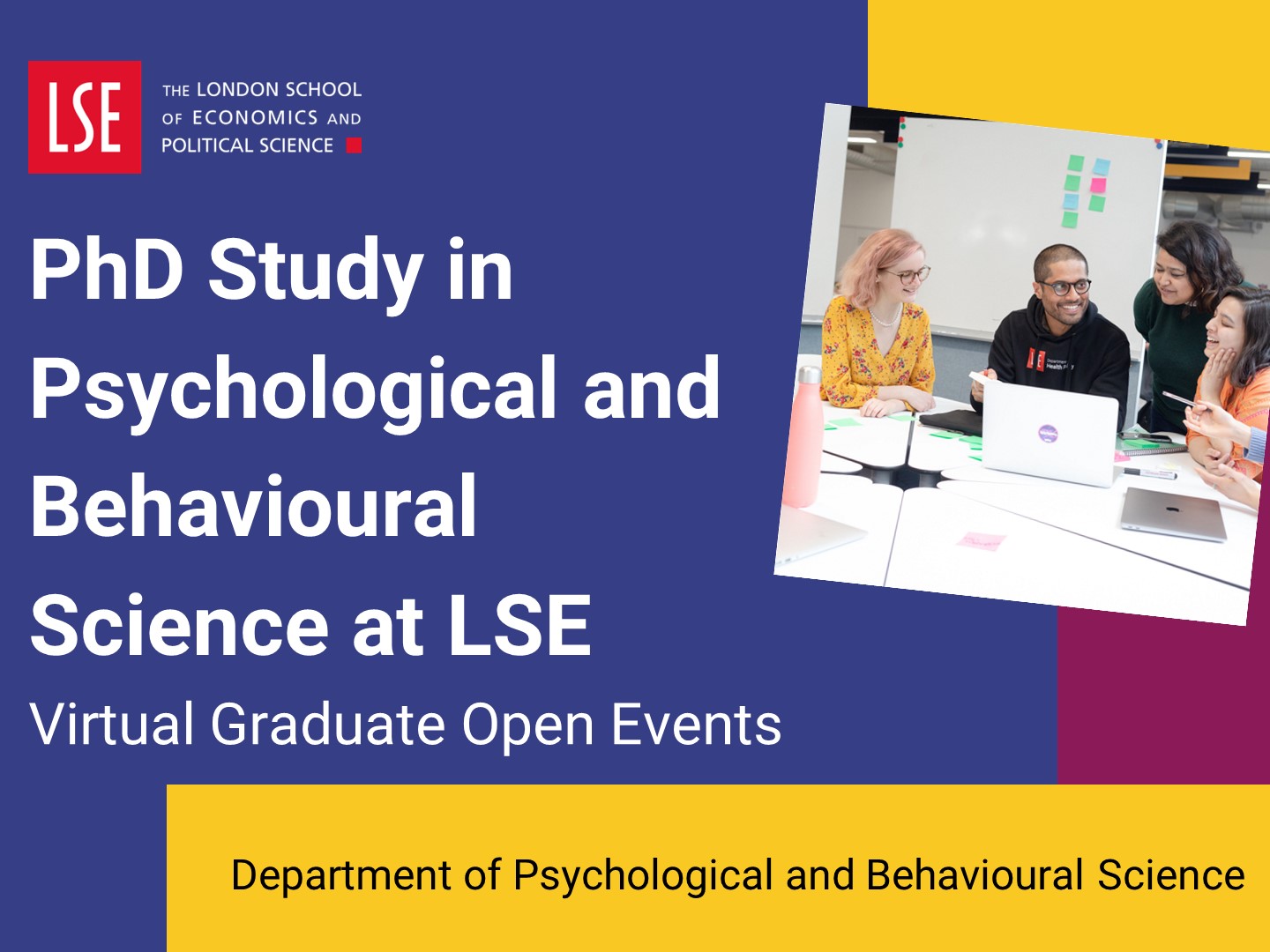 An introduction to PhD study in Psychological and Behavioural Science at LSE