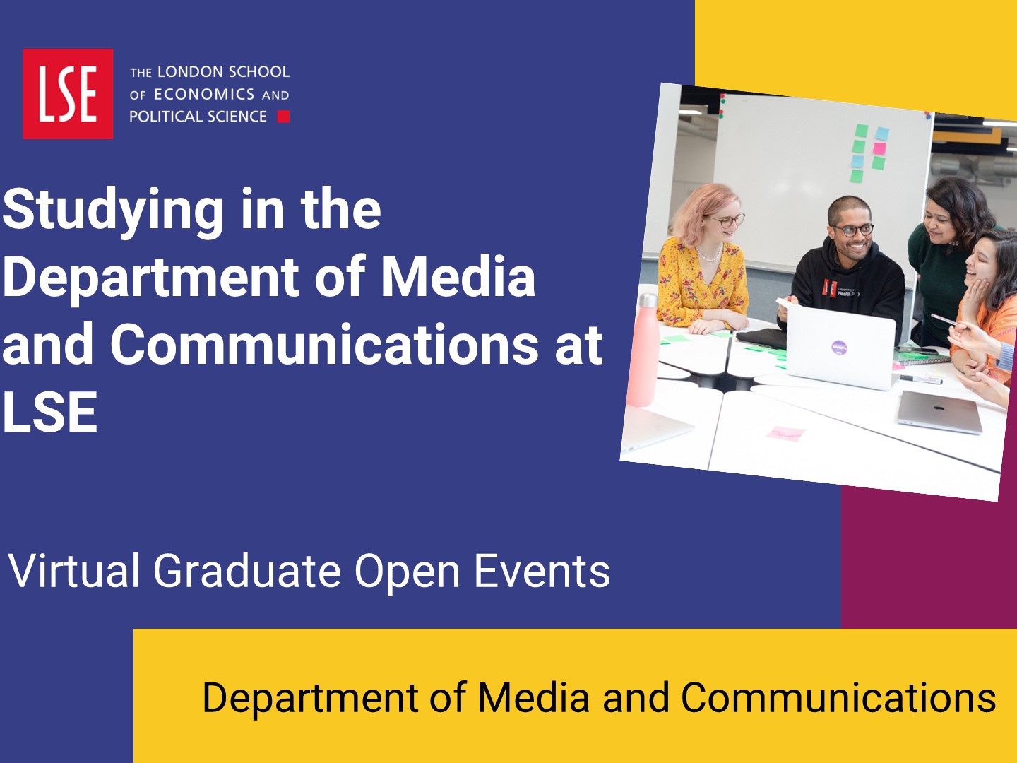 Studying in the Department of Media and Communications at LSE