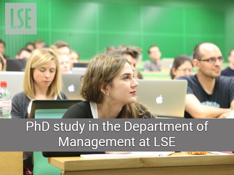 An introduction to PhD study in the Department of Management at LSE