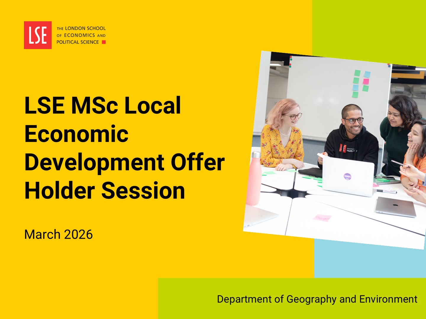 MSc Local Economic Development Offer Holder session