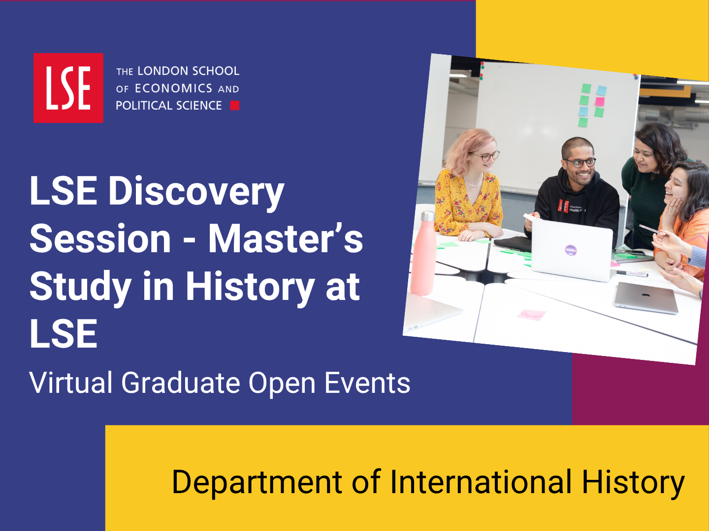 Discovery Session - Master's study in History at LSE