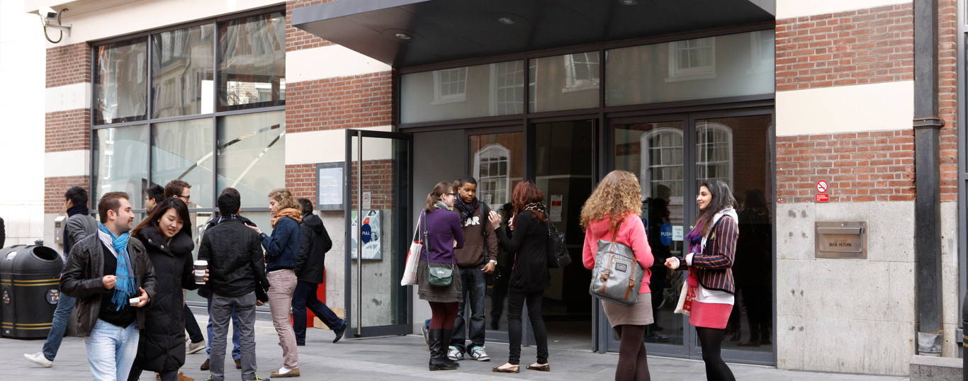 Entrance to LSE's Library