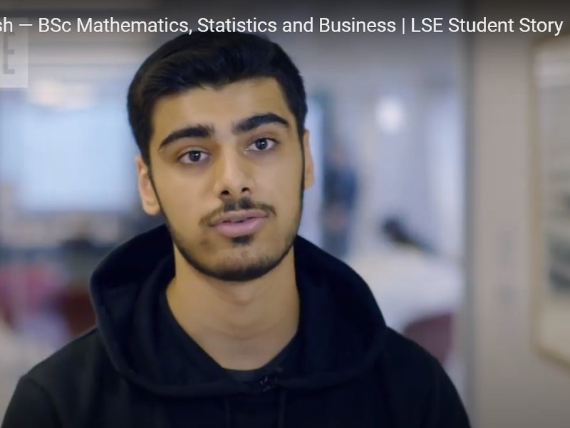 Meet Anish — BSc Mathematics, Statistics and Business