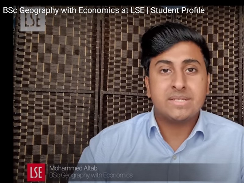 BSc Geography with Economics student Mohammed Altab tells us why he chose to study at LSE