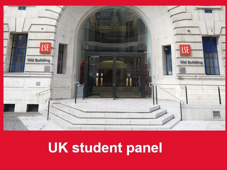 Watch the UK student panel from our Virtual Undergraduate Open Day in June 2021 - Session 2