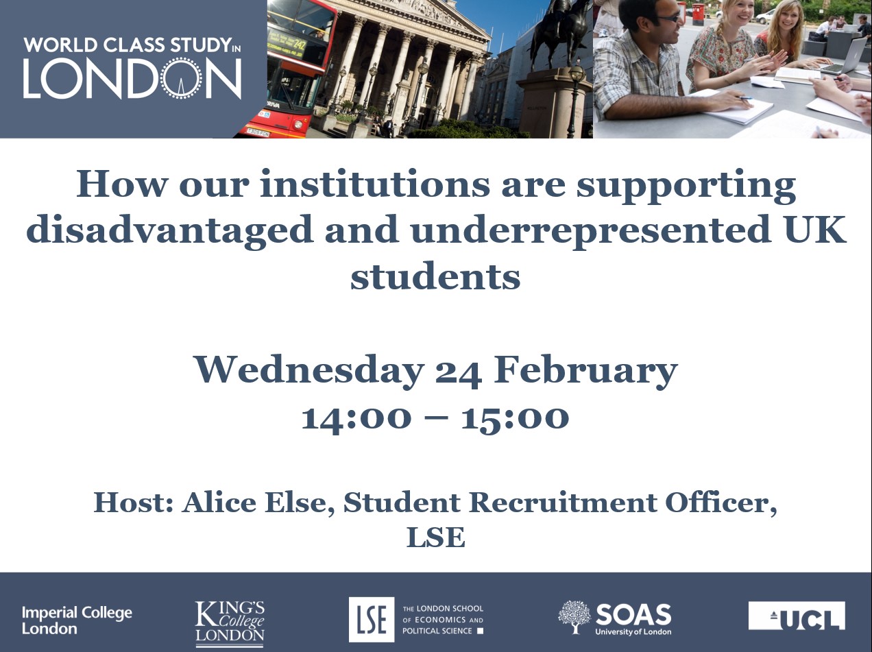 How our institutions are supporting disadvantaged and underrepresented UK students