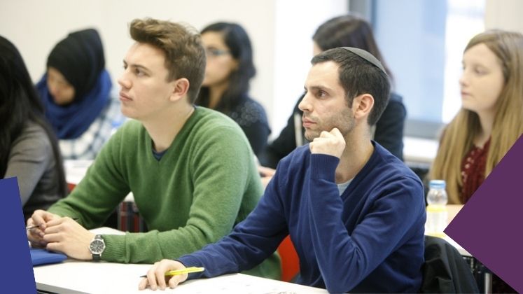 LSE students at a lecture